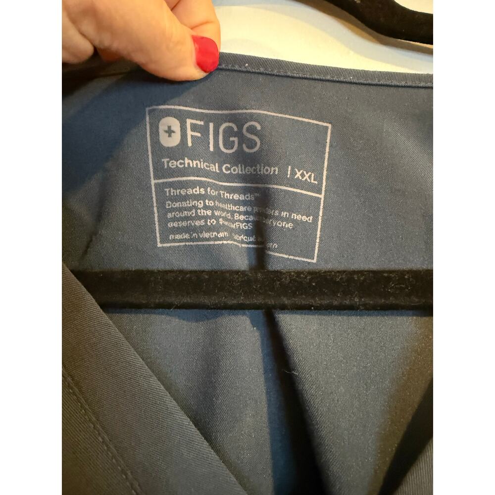 FIGS Technical Collection Scrub Set | Size XXL | Navy Blue - Picture 4 of 10